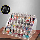 6 Tier Clear Acrylic Nail Polish Varnish Cosmetics Display Stand Rack Organiser