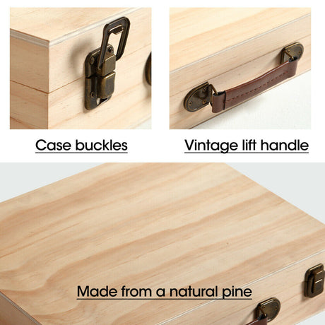 Essential Oil Storage Box Wooden 70 Slots Aromatherapy Container Organiser