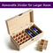 Essential Oil Storage Box Wooden 25 Slots Aromatherapy Container Organiser