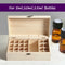 Essential Oil Storage Box Wooden 25 Slots Aromatherapy Container Organiser