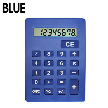 Jumbo Calculator Large Size Display Home Office Desktop Big Buttons Blue