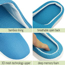 Summer Women Men Bamboo Cooling Gel Slippers Anti-fatigue Sandals Shoes Size S