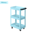 3 Tier Heavy Duty Steel Tool Cart Parts Steel Trolley  Storage Organizer Tiffany