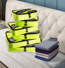 6 Pcs Travel Cubes Storage Toiletry Bag Clothes Luggage Organizer Packing Bags