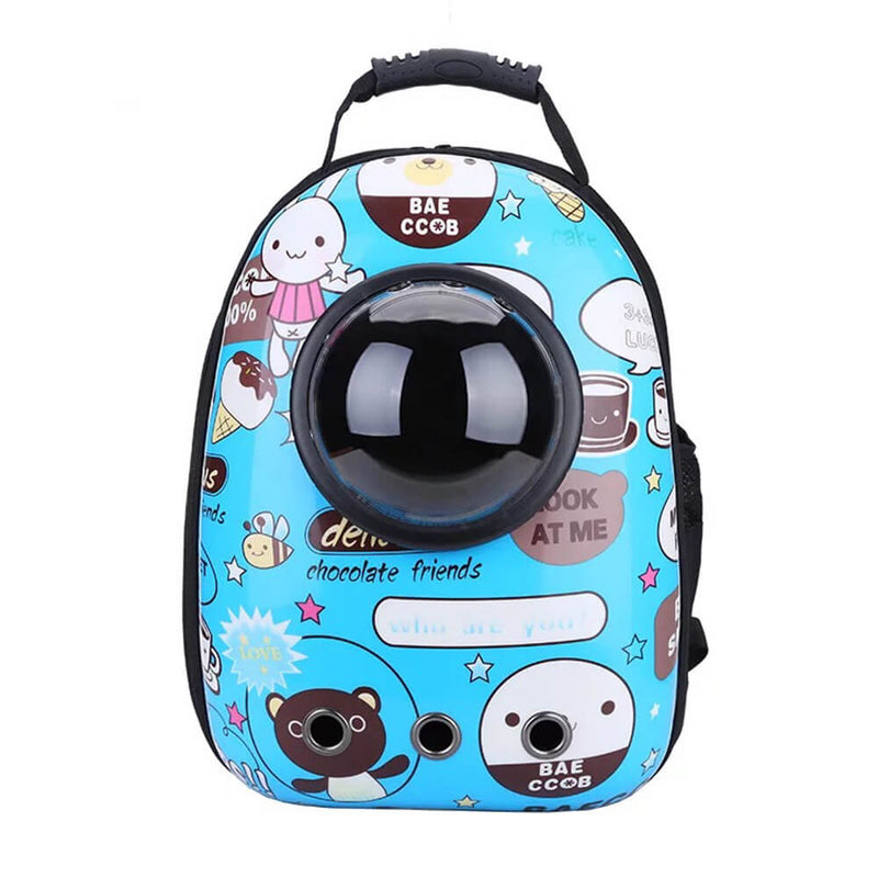 Pet Cat Carrier Bag Backpack Astronaut Space Capsule Puppy Travel Crate Cage