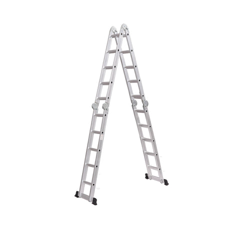 Multi Purpose Ladder 5.7M Aluminium Folding Platform Household Office Extension