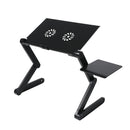 Foldable Laptop Desk Adjustable Stand Sofa Table Tray Mouse Board Portable Riser