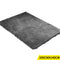 Soft Anti Slip Rectangle Plush Shaggy Floor Rug Carpet in Charcoal 200x140cm