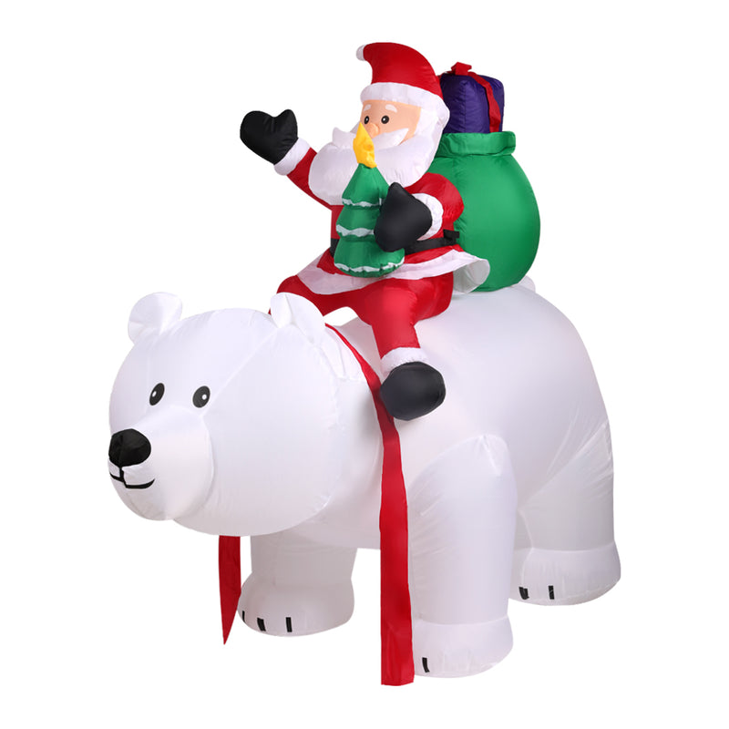 Inflatable Christmas Santa Snowman with LED Light Xmas Decoration Outdoor Type 9