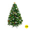 Christmas Tree Kit Xmas Decorations Colorful Plastic Ball Baubles with LED Light 1.8M Type2