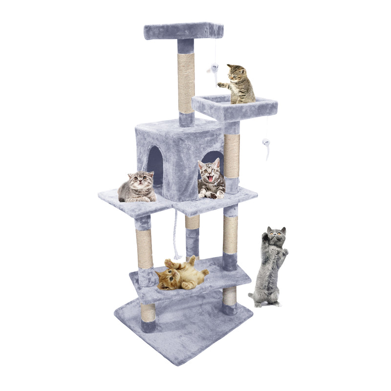 PaWz 1.45M Cat Scratching Post Tree Gym House Condo Furniture Scratcher Tower