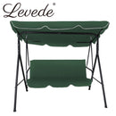 Swing Chair Hammock Outdoor Furniture Garden Canopy Cushion Bench Green