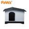 PaWz Dog Kennel Outdoor Indoor Pet Plastic Garden Large House Weatherproof Outside