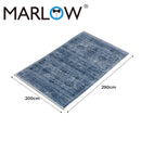 Marlow Floor Mat Rugs Shaggy Rug Large Area Carpet Bedroom Living Room 200x290cm