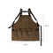 Waxed Canvas Tool Apron Adjustable Workshop Chef Waterproof Woodworking Pockets