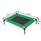 PaWz Heavy Duty Pet Bed Trampoline Dog Puppy Cat Hammock Mesh  Canvas S Green