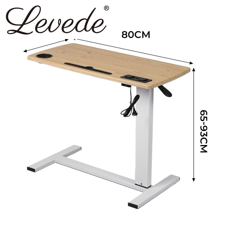 Levede Standing Desk Height Adjustable Stand Office Computer Table Laptop Desk