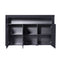 Levede Buffet Sideboard Cabinet Storage Modern High Gloss Furniture Black