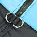 PaWz PaWz Dog Winter Jacket Padded Pet Clothes Windbreaker Vest Coat 5XL Blue