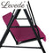 Swing Chair Hammock Outdoor Furniture Garden Canopy Cushion Bench Red