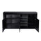 Levede Buffet Sideboard Cabinet Storage Modern High Gloss Cupboard Black