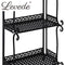 Levede Plant Stand 3 Tiers Outdoor Indoor Metal Flower Pots Rack Garden Shelf