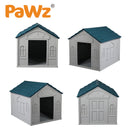 PaWz Dog Kennel Outdoor Indoor Pet Plastic Garden Large House Weatherproof Outside