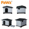 PaWz Dog Kennel Outdoor Indoor Pet Plastic Garden Large House Weatherproof Outside