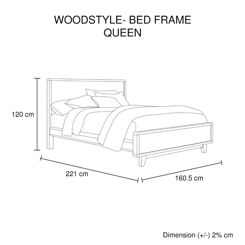 Woodstyle Queen Bed