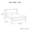 Java Bedframe King Size Oak