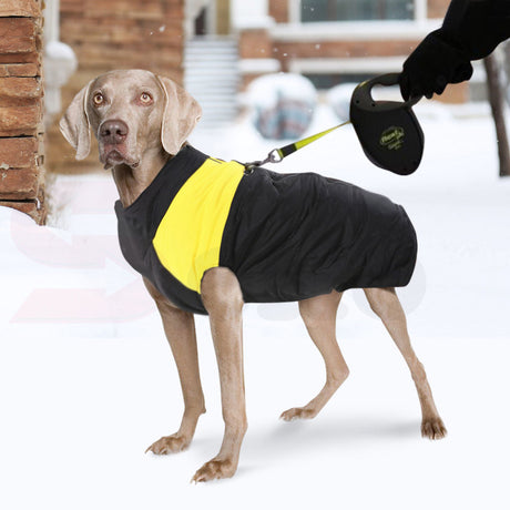 PaWz PaWz Dog Winter Jacket Padded  Pet Clothes Windbreaker Vest Coat XXL Green
