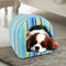 PaWz Pet Dog House Kennel Soft Igloo Beds Cave Cat Puppy Bed  Cushion XL Green