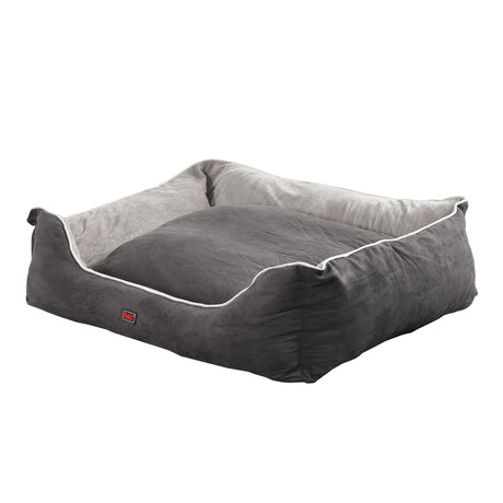 PaWz Grey Large Soft Pet Bed Mattress with Removable Cover