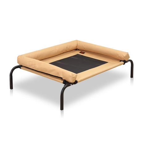 PaWz Medium Tan Heavy Duty Pet Bed Bolster Trampoline