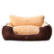 PaWz Size 3XL Brown Colour Pet Deluxe Soft Cushion with High Back Support