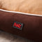 PaWz Size 2XL Brown Colour Pet Deluxe Soft Cushion with High Back Support