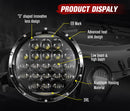 2X 7Inch Led Headlight For Jeep Jk Gq Patrol Projector Led Headlight Drl