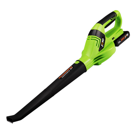 JOYO 20V Cordless Leaf Blower 6-Speed Lithium Electric Battery Nozzles Garden