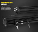 Pair 9inch LED Driving Spot Lights + 20inch LED Light Bar Kit Offroad