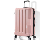 Luggage TSA Hard Case Suitcase Travel Lightweight Trolley Carry on Bag 24" Pink