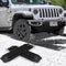 2PK Recovery Tracks 10T Sand Tracks Mud Snow Grass Accessory 4WD In Black Colour