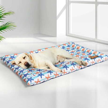 PaWz Pet Cool Gel Mat Cat Bed Dog Bolster Waterproof Self-cooling Pads Summer L