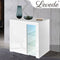 Levede Buffet Sideboard Modern High Gloss Furniture Cabinet Storage LED White