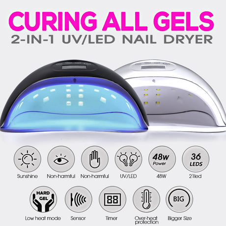 Salon Chic LED UV Nail Lamp Gel Polish Dryer Manicure Curing Smart Sensor Light