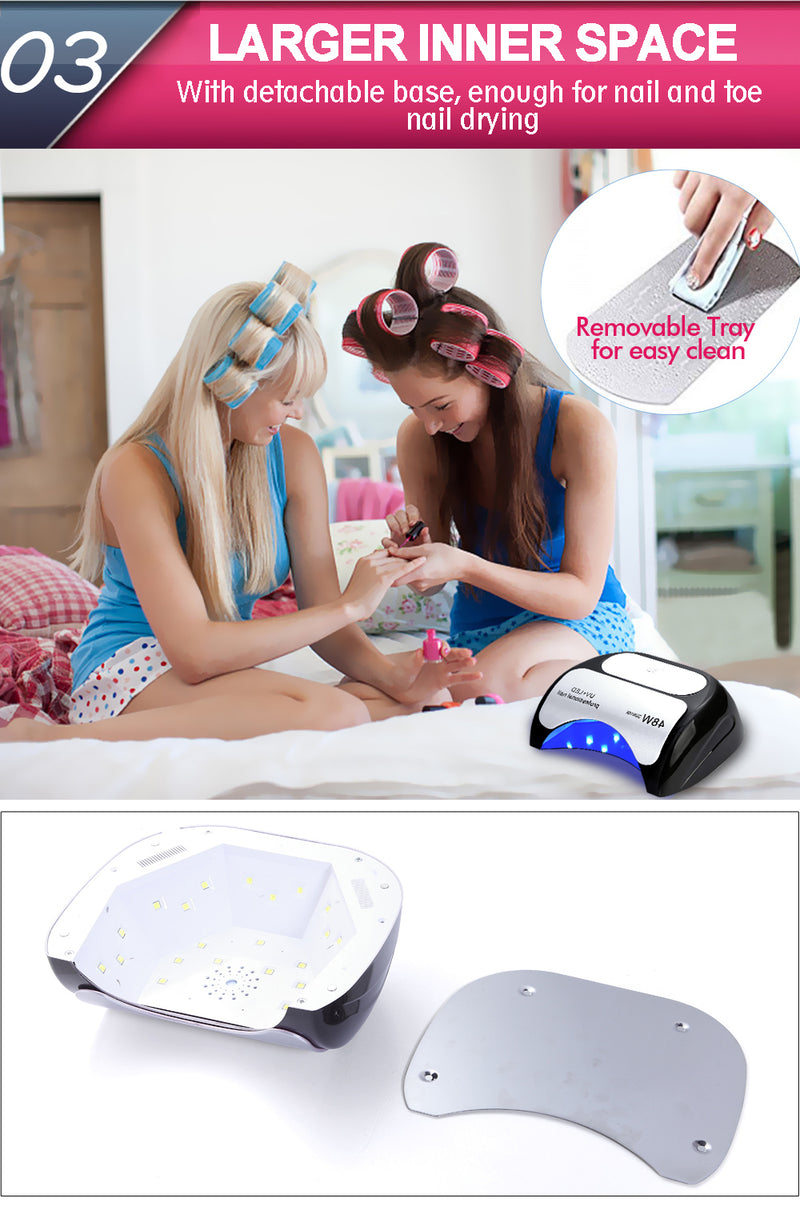 Salon Chic 48W LED UV Nail Lamp Light Gel Polish Dryer Manicure Art Curing