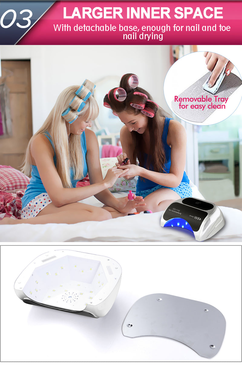 Salon Chic 48W LED UV Nail Lamp Light Gel Polish Dryer Manicure Art Curing 2018