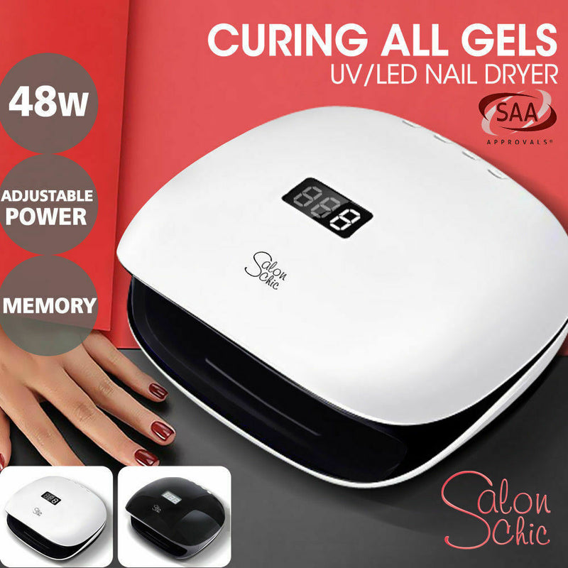 Salon Chic LED UV Nail Lamp Gel Polish Dryer Manicure Curing Smart Sensor Light