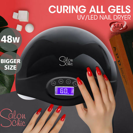 Salon Chic LED UV Nail Lamp Gel Polish Dryer Manicure Curing Smart Sensor Light