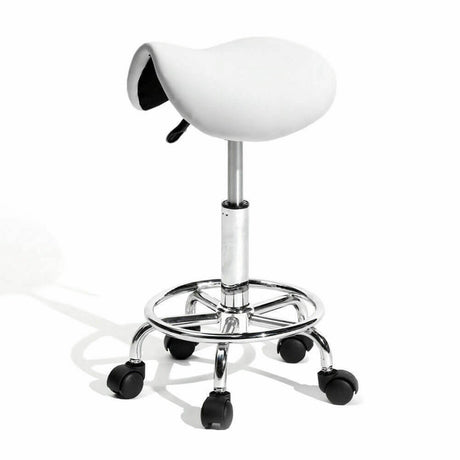 Saddle Salon Stool Bar Swivel Chair Massage Barber Hairdressing Hydraulic Lift