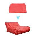 Swimming Pool Bean Bag Lounge Chair Beanbag Cover Lazychair Adult Sofa Seat Red